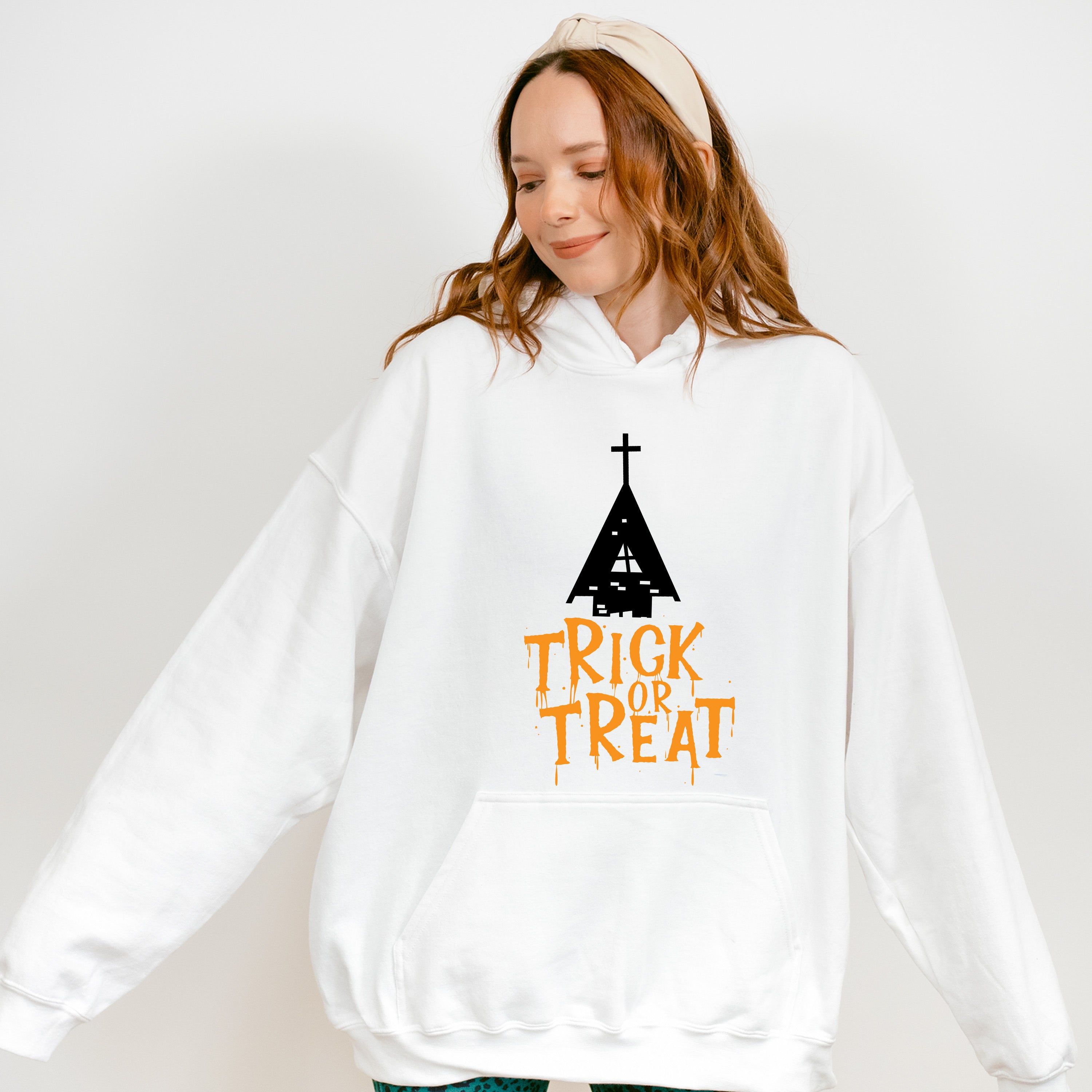 Trick or Treat Design - Halloween Unisex Crewneck T-Shirt Sweatshirt Hoodie