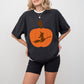 Pumpkin Witch Design - Halloween Unisex Crewneck T-Shirt Sweatshirt Hoodie