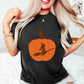 Pumpkin Witch Design - Halloween Unisex Crewneck T-Shirt Sweatshirt Hoodie