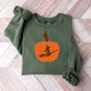 Pumpkin Witch Design - Halloween Unisex Crewneck T-Shirt Sweatshirt Hoodie