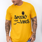 Spooky Vibes Design - Halloween Unisex Crewneck T-Shirt Sweatshirt Hoodie