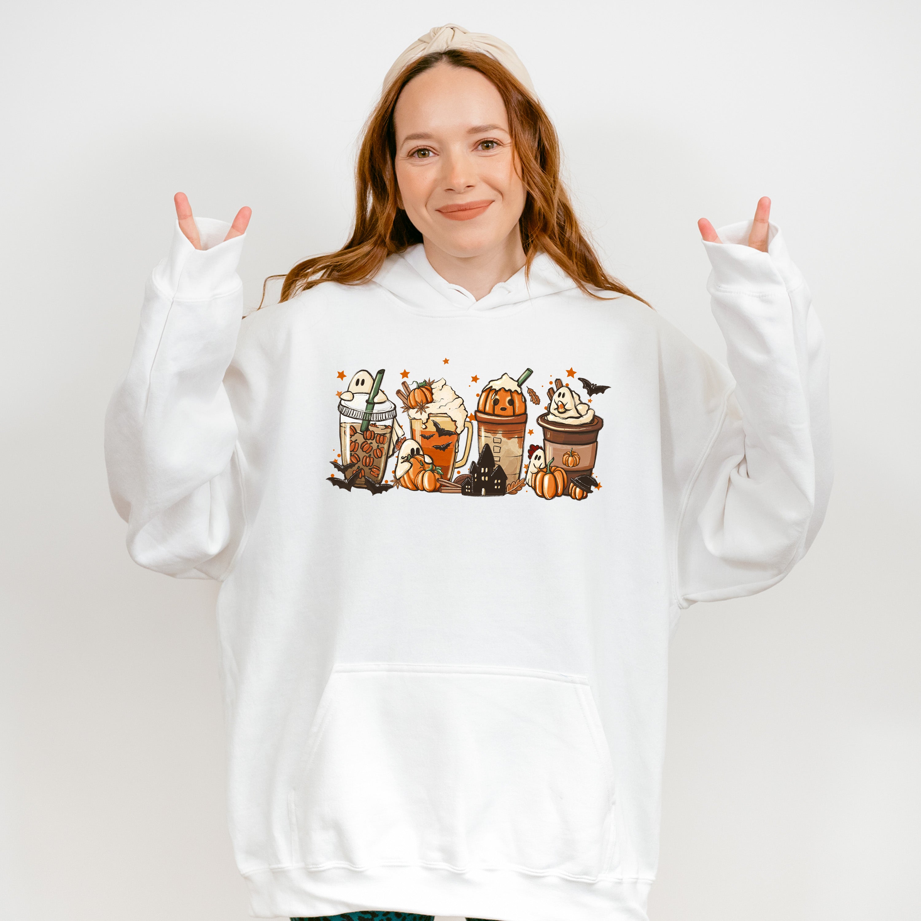 Halloween Coffee Design - Halloween Unisex Crewneck T-Shirt Sweatshirt Hoodie