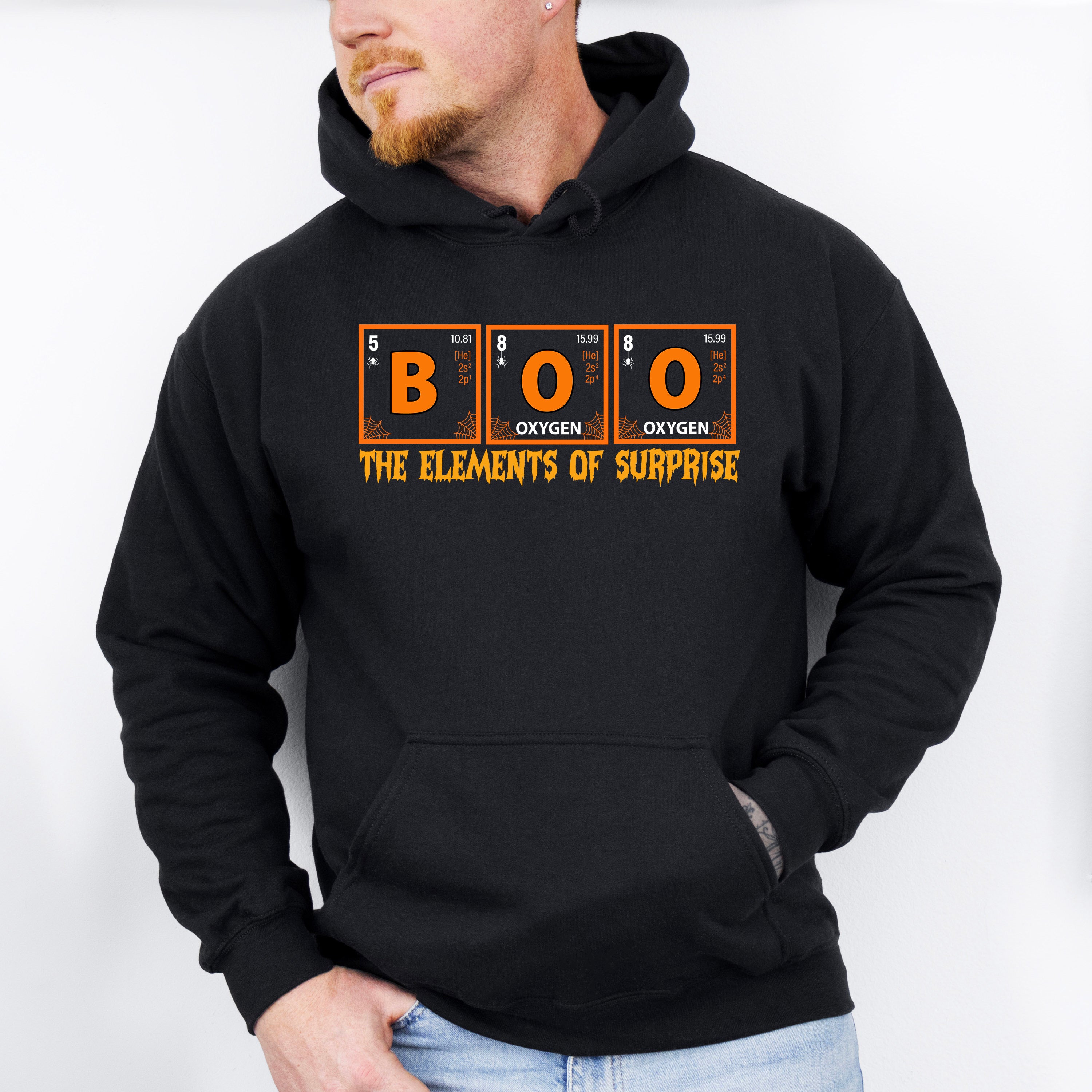 BOO The Elements Of Surprise Design - Halloween Unisex Crewneck T-Shirt Sweatshirt Hoodie