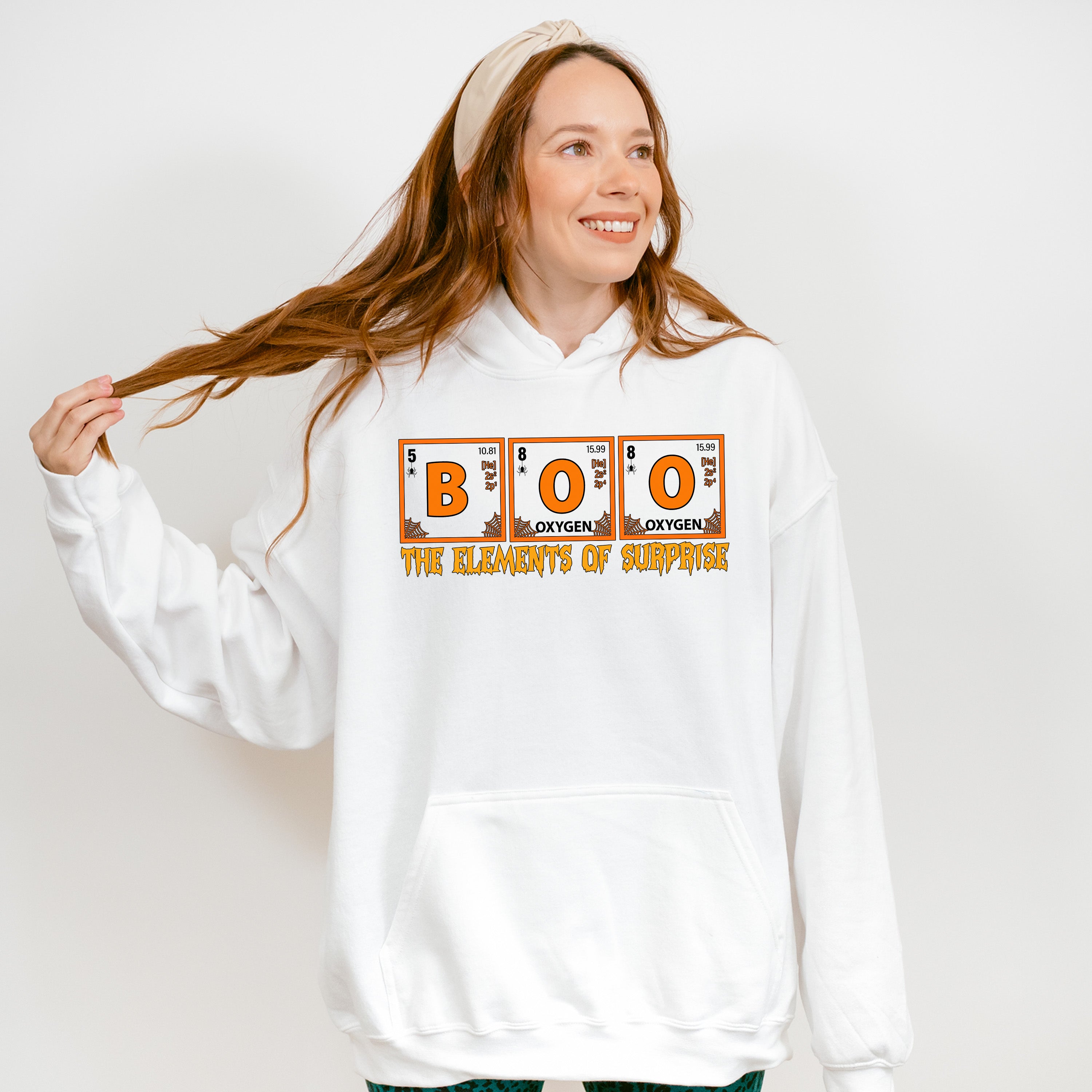 BOO The Elements Of Surprise Design - Halloween Unisex Crewneck T-Shirt Sweatshirt Hoodie