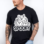Halloween Spooky Ghost Design - Halloween Unisex Crewneck T-Shirt Sweatshirt Hoodie