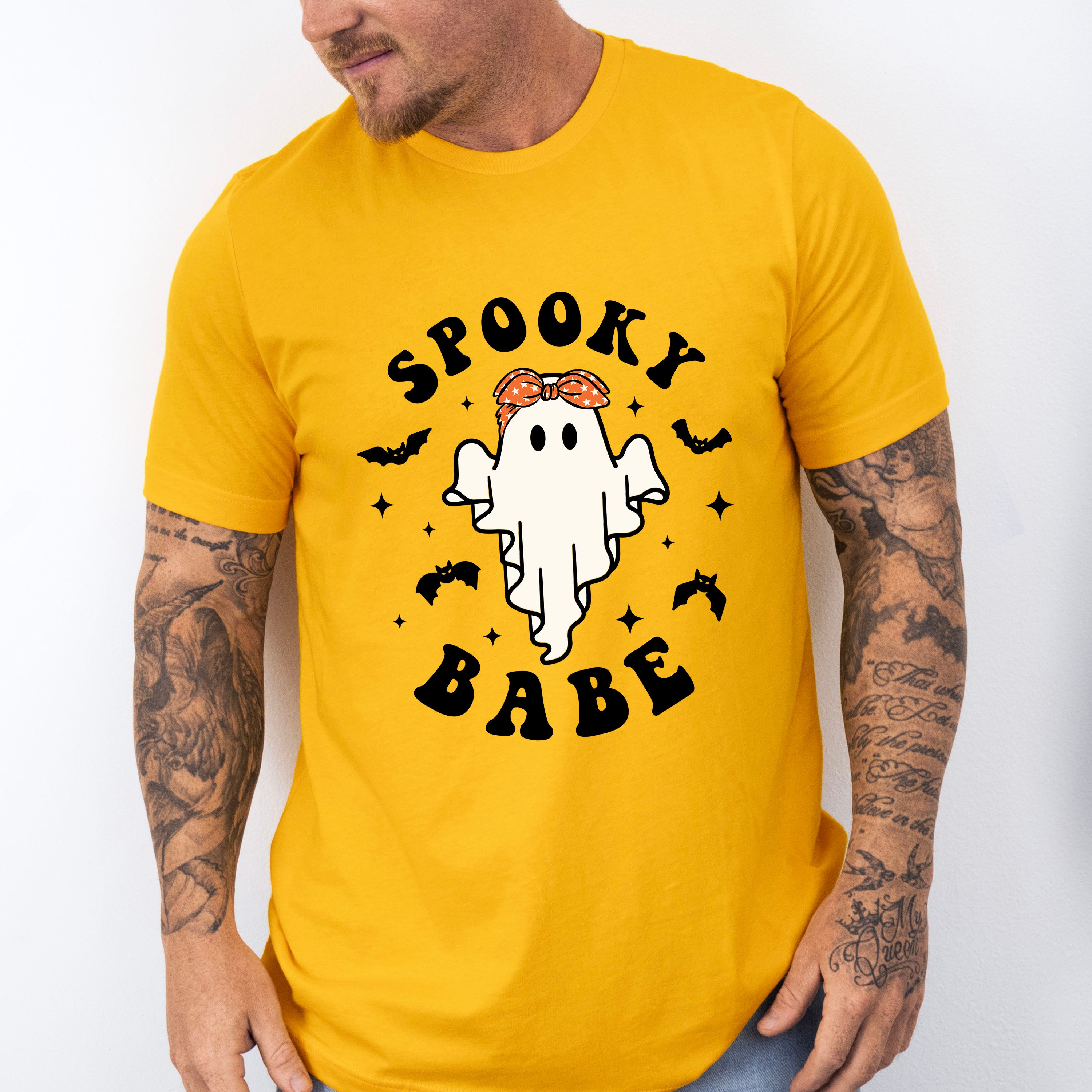 Spooky Babe Design - Halloween Unisex Crewneck T-Shirt Sweatshirt Hoodie