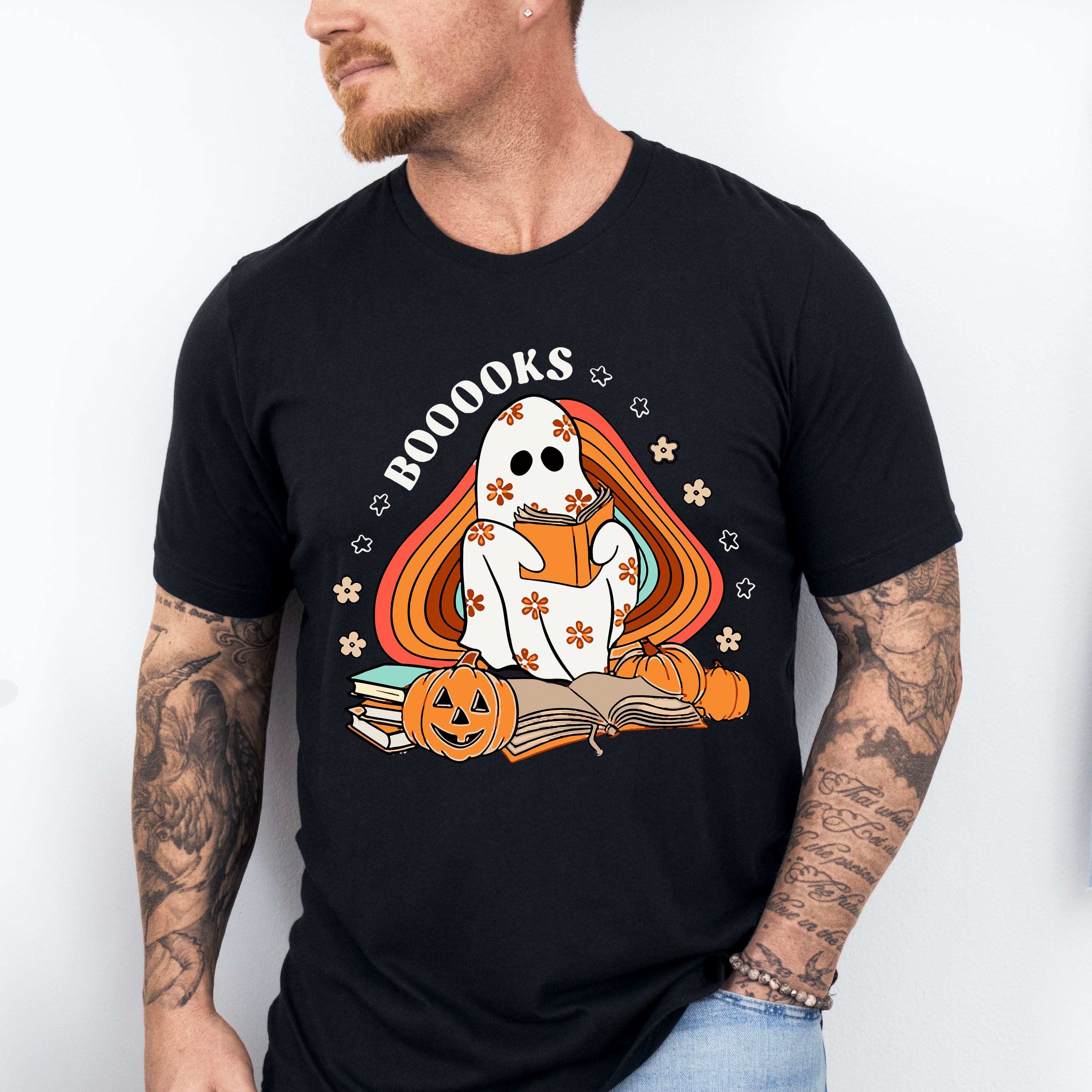 Halloween Boooks Design - Halloween Unisex Crewneck T-Shirt Sweatshirt Hoodie