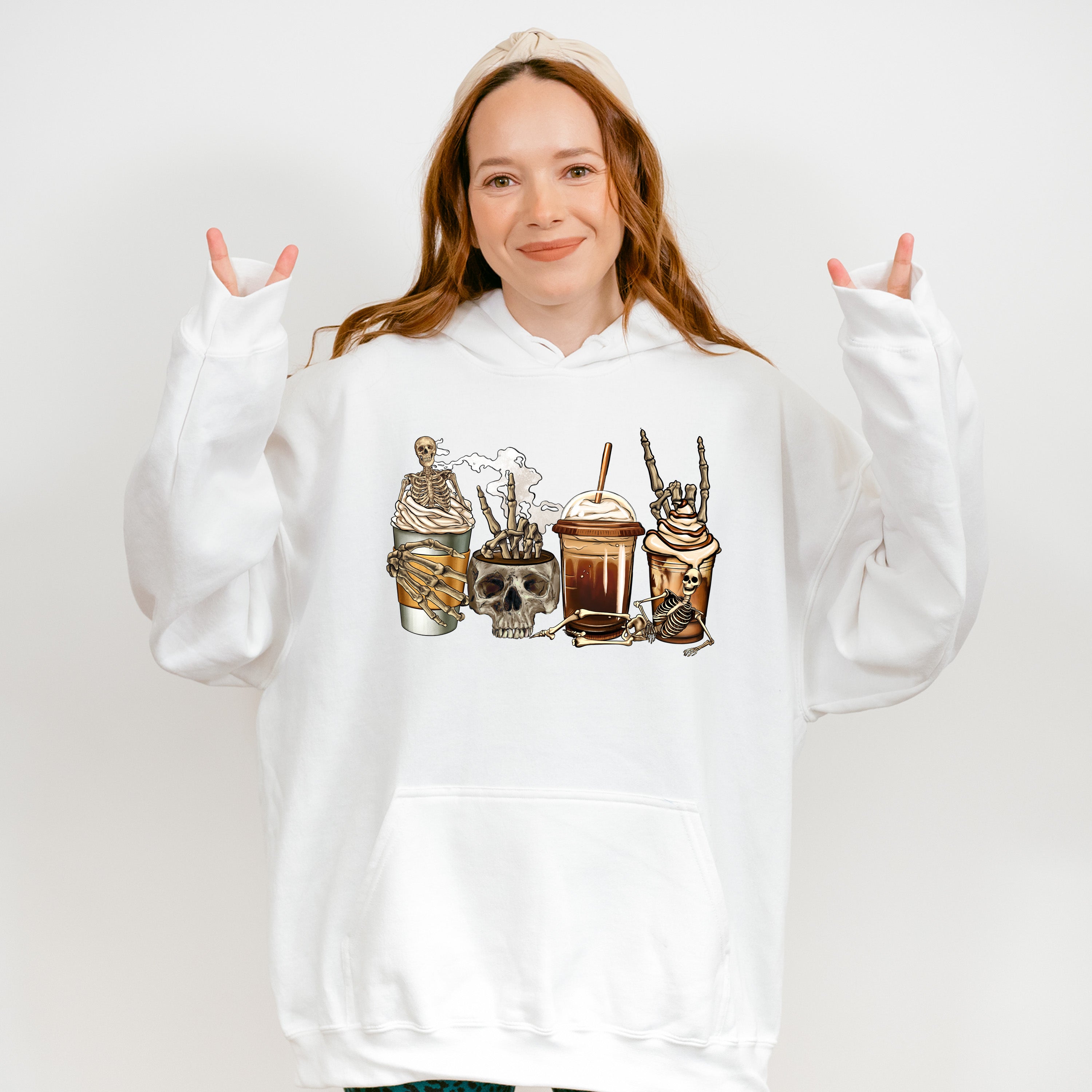 Halloween Coffee Design - Halloween Unisex Crewneck T-Shirt Sweatshirt Hoodie