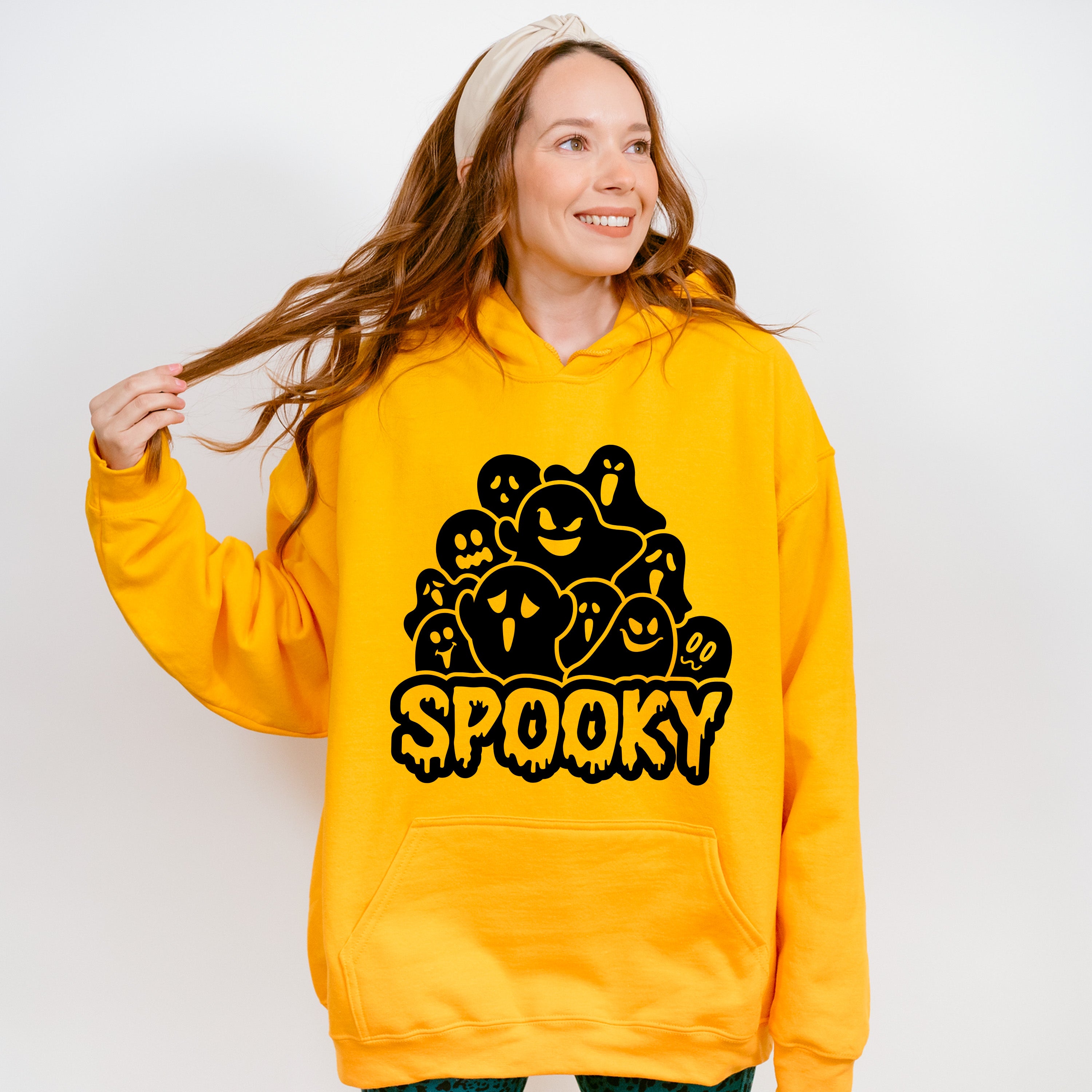 Halloween Spooky Ghost Design - Halloween Unisex Crewneck T-Shirt Sweatshirt Hoodie