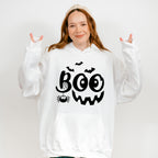 Halloween Boo pumpkin smile face design - Halloween Unisex Crewneck T-Shirt Sweatshirt Hoodie