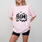 Halloween Boo pumpkin smile face design - Halloween Unisex Crewneck T-Shirt Sweatshirt Hoodie