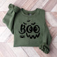 Halloween Boo pumpkin smile face design - Halloween Unisex Crewneck T-Shirt Sweatshirt Hoodie