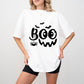 Halloween Boo pumpkin smile face design - Halloween Unisex Crewneck T-Shirt Sweatshirt Hoodie