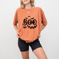 Halloween Boo pumpkin smile face design - Halloween Unisex Crewneck T-Shirt Sweatshirt Hoodie