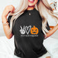 Halloween Peace Love Pumpkin Design - Halloween Unisex Crewneck T-Shirt Sweatshirt Hoodie