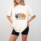 Halloween Peace Love Pumpkin Design - Halloween Unisex Crewneck T-Shirt Sweatshirt Hoodie