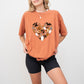 Halloween Heart Boo Pumpkin Design - Halloween Unisex Crewneck T-Shirt Sweatshirt Hoodie