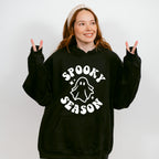 Halloween Spooky Season Ghost Face Design - Halloween Unisex Crewneck T-Shirt Sweatshirt Hoodie