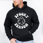 Halloween Spooky Season Ghost Face Design - Halloween Unisex Crewneck T-Shirt Sweatshirt Hoodie