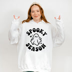 Halloween Spooky Season Ghost Face Design - Halloween Unisex Crewneck T-Shirt Sweatshirt Hoodie