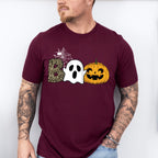 Halloween Boo Spider Design - Halloween Unisex Crewneck T-Shirt Sweatshirt Hoodie