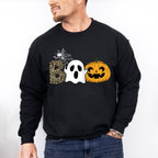 Halloween Boo Spider Design - Halloween Unisex Crewneck T-Shirt Sweatshirt Hoodie