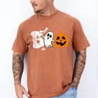 Halloween Boo Pumpkin Ghost spider design - Halloween Unisex Crewneck T-Shirt Sweatshirt Hoodie