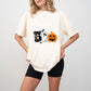 Halloween Boo Pumpkin Ghost spider design - Halloween Unisex Crewneck T-Shirt Sweatshirt Hoodie