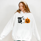 Halloween Boo Pumpkin Ghost spider design - Halloween Unisex Crewneck T-Shirt Sweatshirt Hoodie