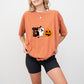 Halloween Boo Pumpkin Ghost spider design - Halloween Unisex Crewneck T-Shirt Sweatshirt Hoodie