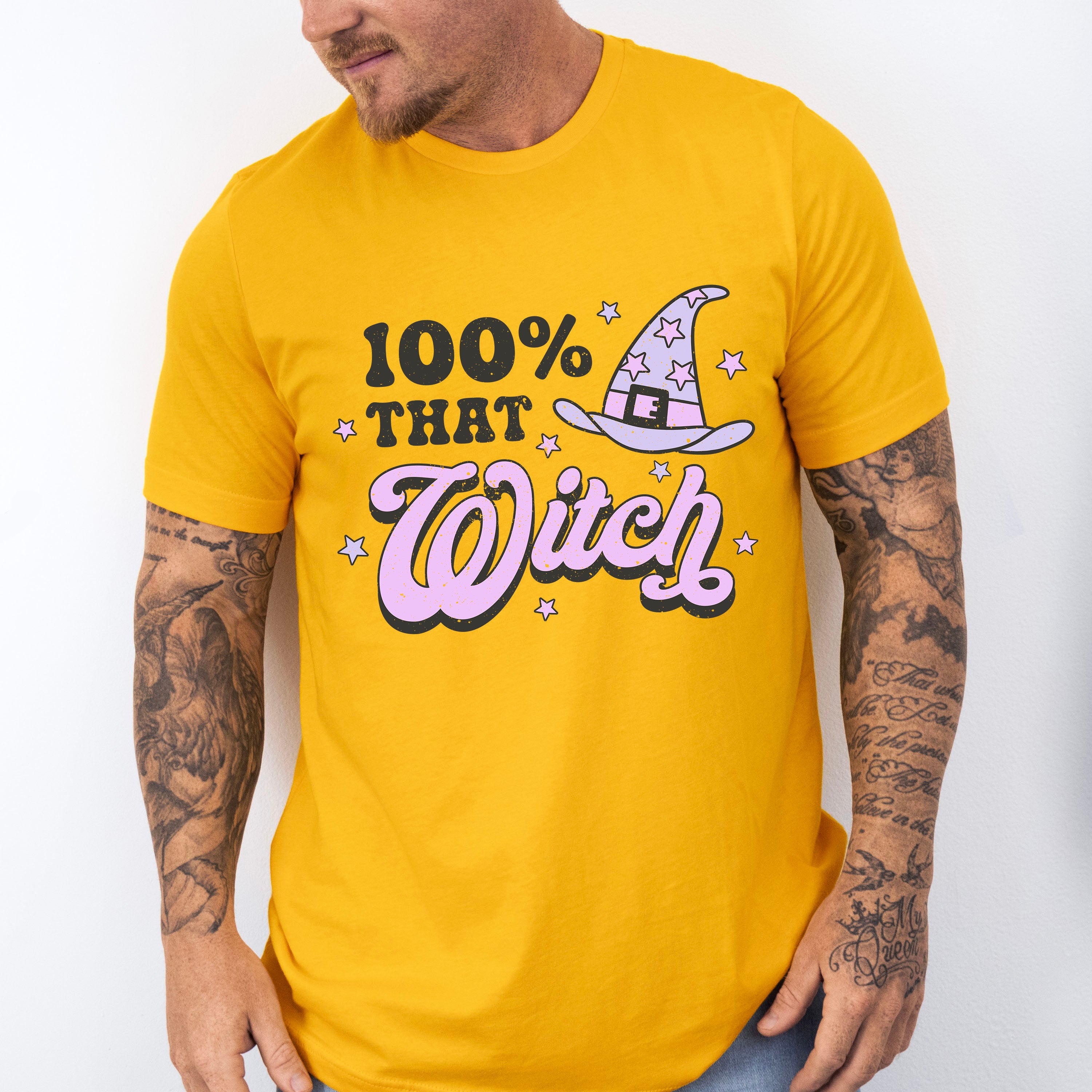 Halloween Witch Hat Design - Halloween Unisex Crewneck T-Shirt Sweatshirt Hoodie