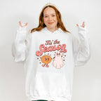 Halloween Its the Season Pumpkin Ghost Design - Halloween Unisex Crewneck T-Shirt Sweatshirt Hoodie