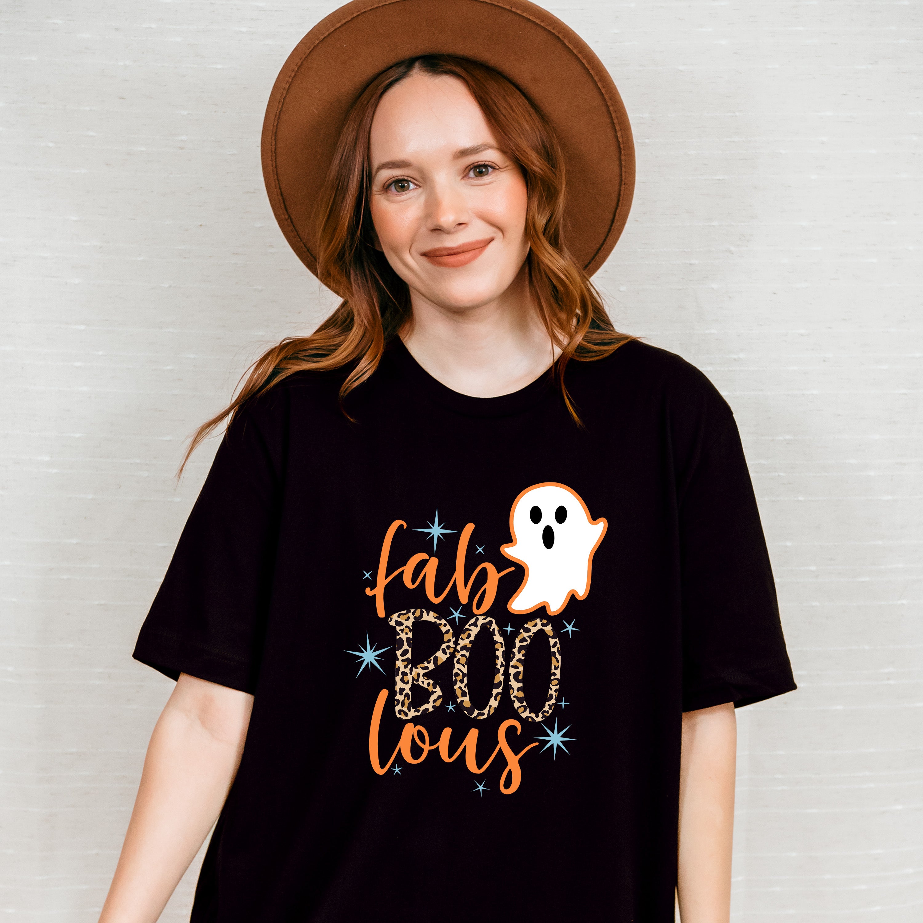 Halloween Fabolous Boo Ghost Design - Halloween Unisex Crewneck T-Shirt Sweatshirt Hoodie
