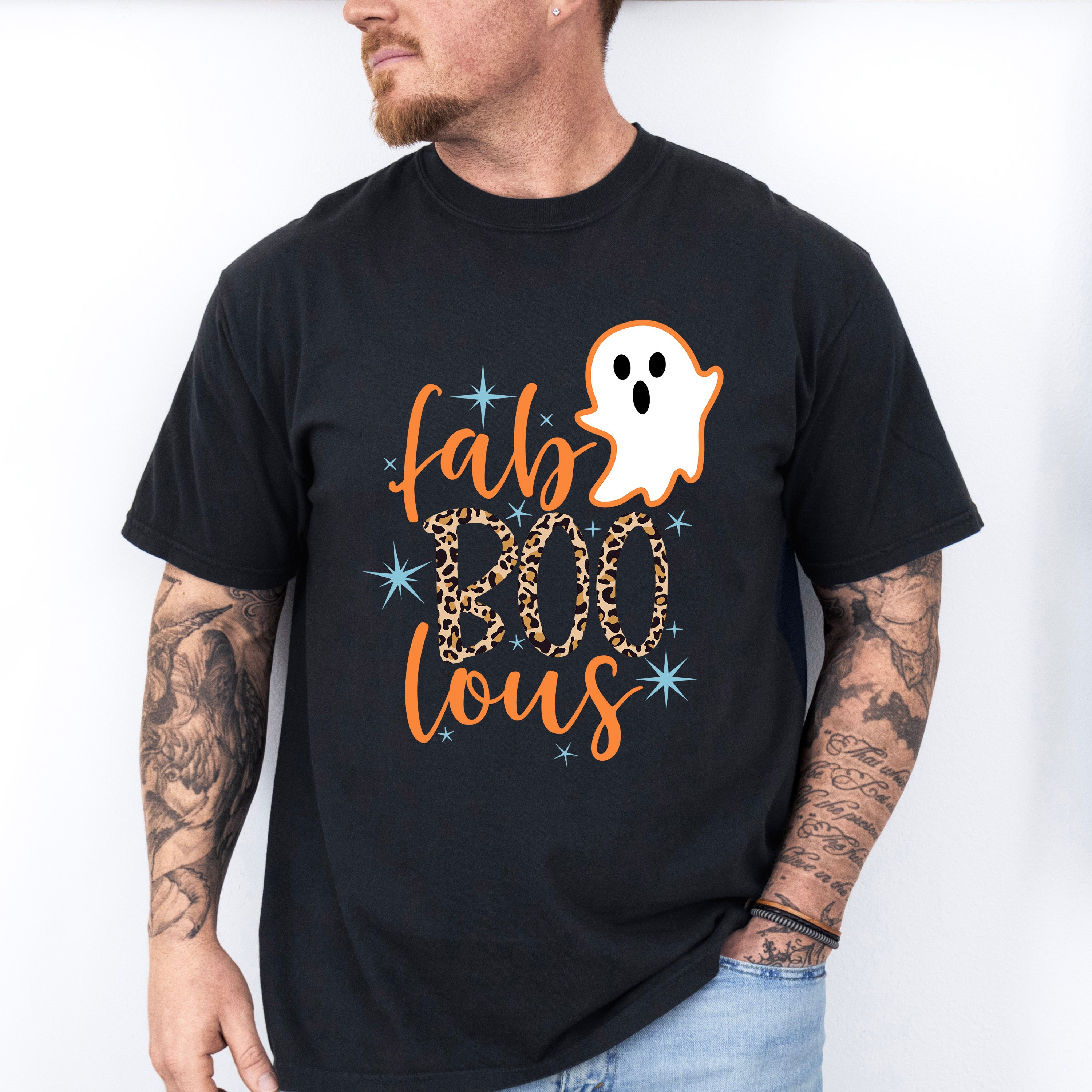 Halloween Fabolous Boo Ghost Design - Halloween Unisex Crewneck T-Shirt Sweatshirt Hoodie