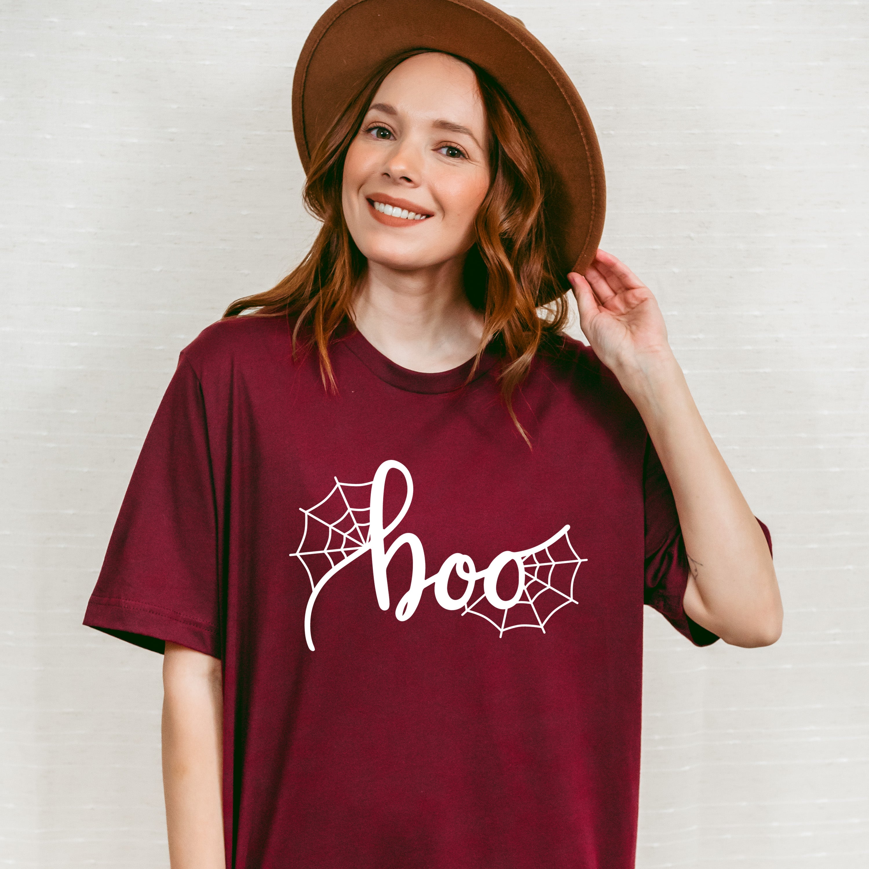 Halloween Spider Wap Boo Design - Halloween Unisex Crewneck T-Shirt Sweatshirt Hoodie