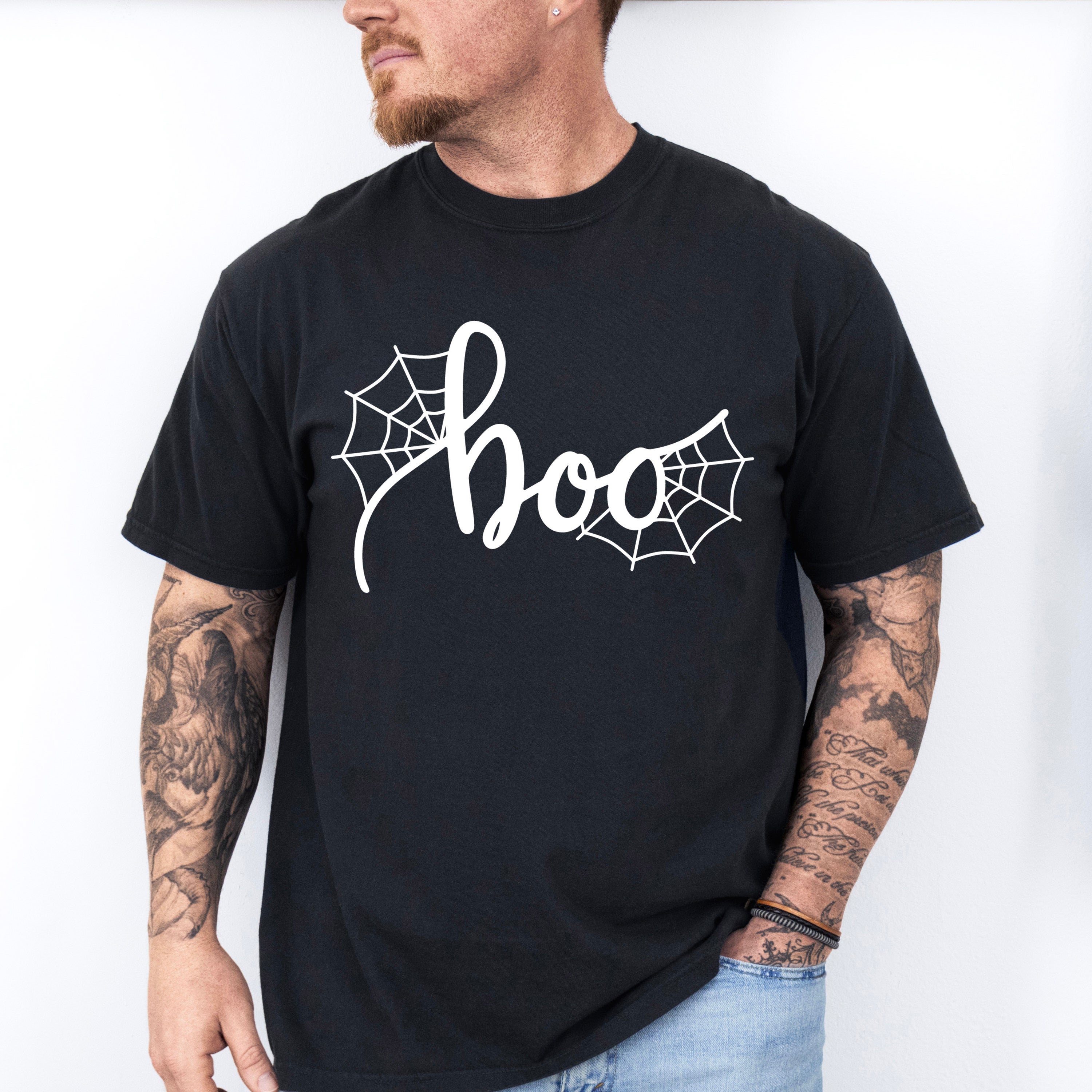 Halloween Spider Wap Boo Design - Halloween Unisex Crewneck T-Shirt Sweatshirt Hoodie