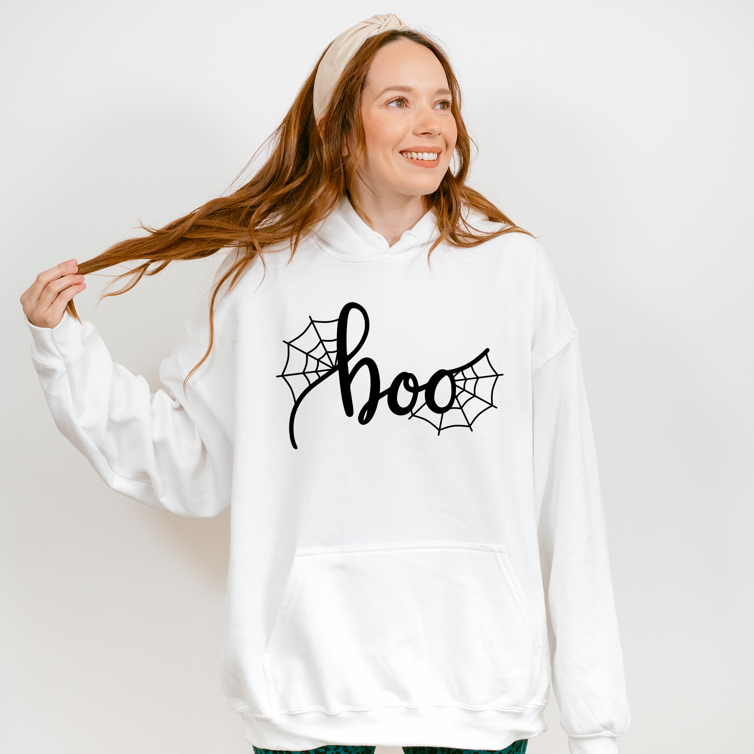 Halloween Spider Wap Boo Design - Halloween Unisex Crewneck T-Shirt Sweatshirt Hoodie