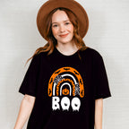 Halloween Spider Wap Boo Rainbow design - Halloween Unisex Crewneck T-Shirt Sweatshirt Hoodie