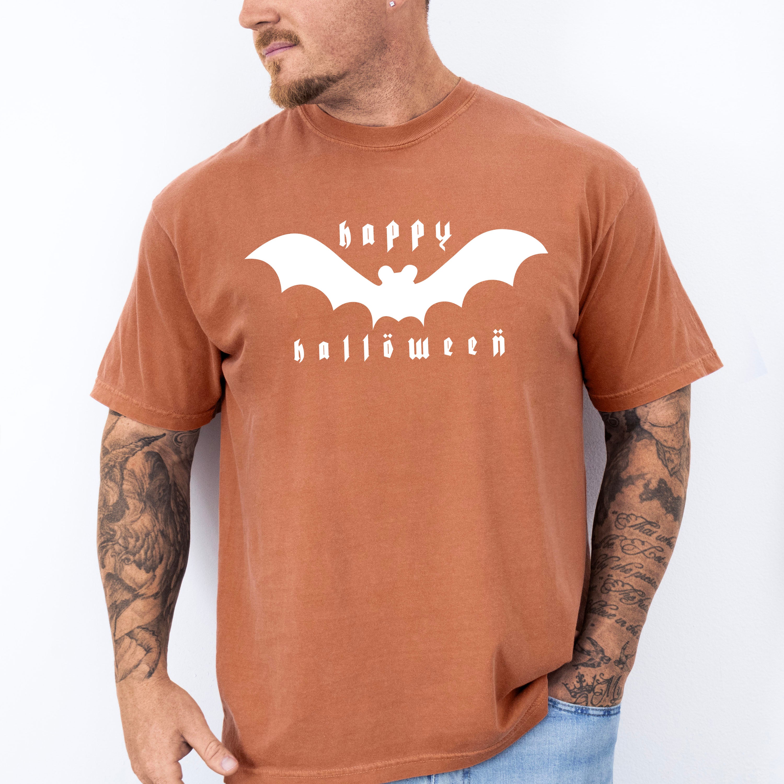 Happy Halloween Design - Halloween Unisex Crewneck T-Shirt Sweatshirt Hoodie