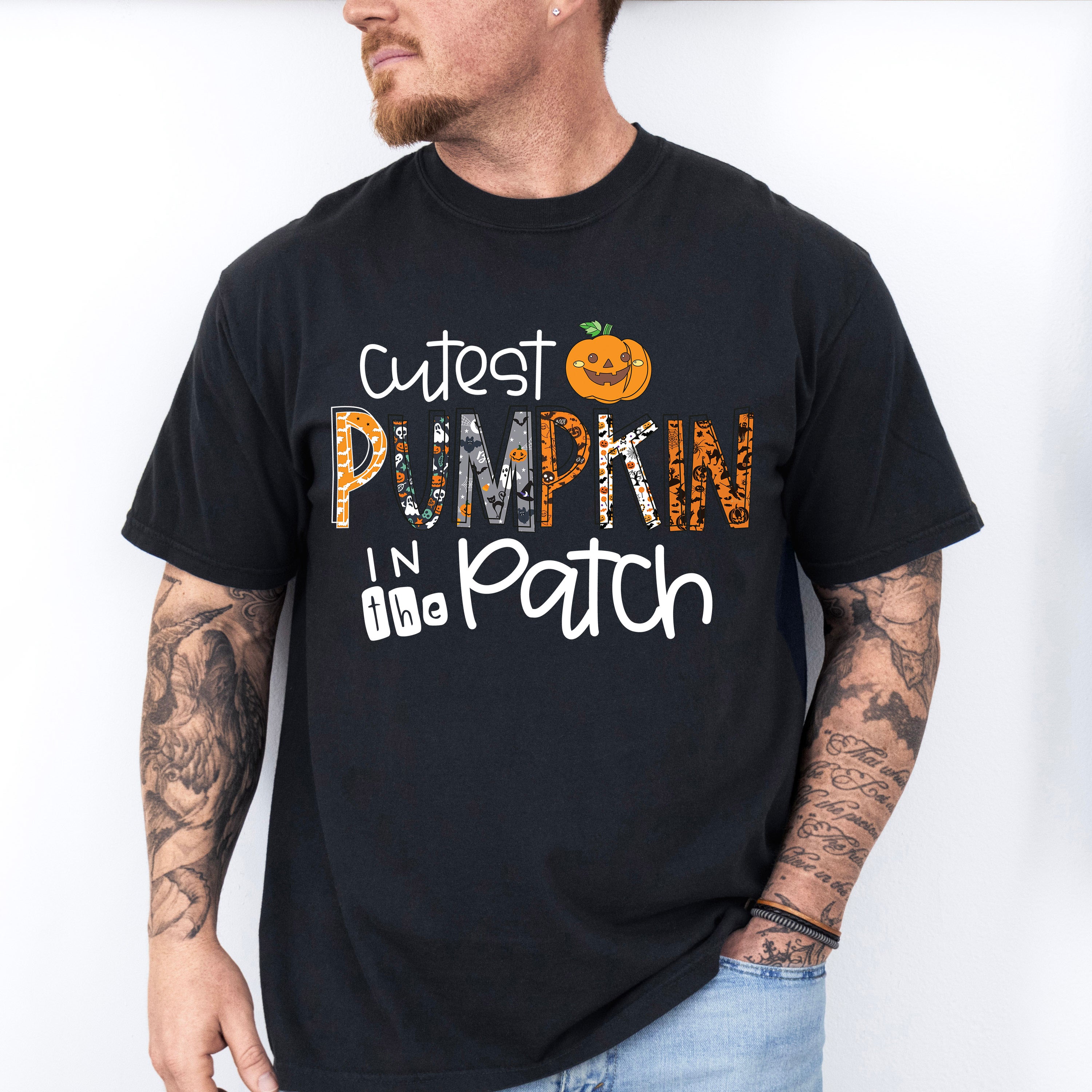 Cutest Pumpkin In The Pactch Design - Halloween Unisex Crewneck T-Shirt Sweatshirt Hoodie