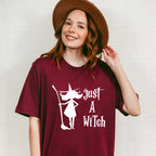 Just A Witch Design - Halloween Unisex Crewneck T-Shirt Sweatshirt Hoodie