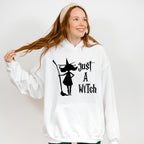 Just A Witch Design - Halloween Unisex Crewneck T-Shirt Sweatshirt Hoodie