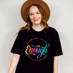 You Are Enough Mental Health Theme T-shirt, Hoodie, Sweatshirt