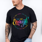 You Are Enough Mental Health Theme T-shirt, Hoodie, Sweatshirt