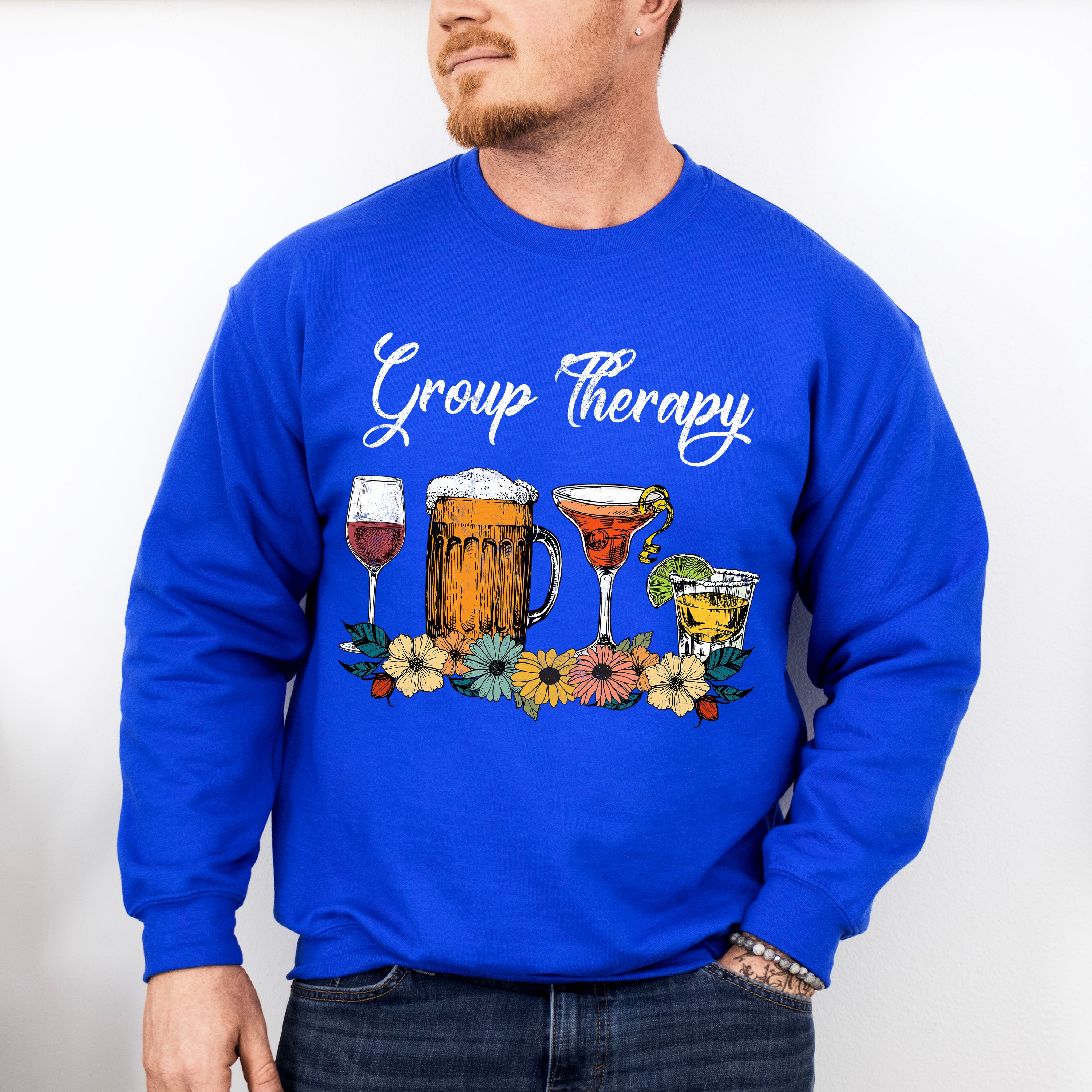 Group Therapy Drinks Mental Health Theme T-shirt, Hoodie, Sweatshirt