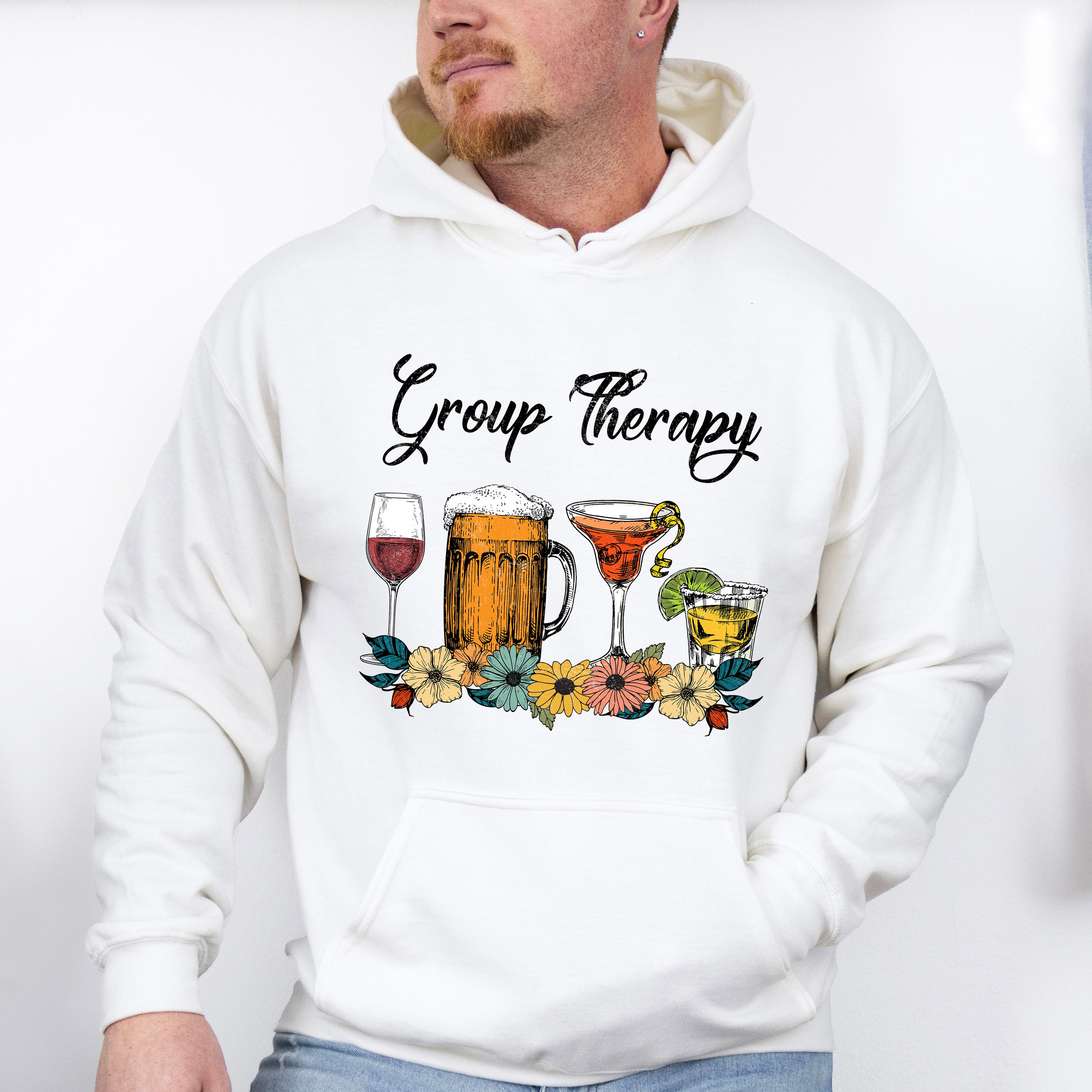 Group Therapy Drinks Mental Health Theme T-shirt, Hoodie, Sweatshirt