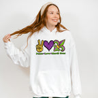 Peace Love Mardi Gras Theme T-shirt, Hoodie, Sweatshirt