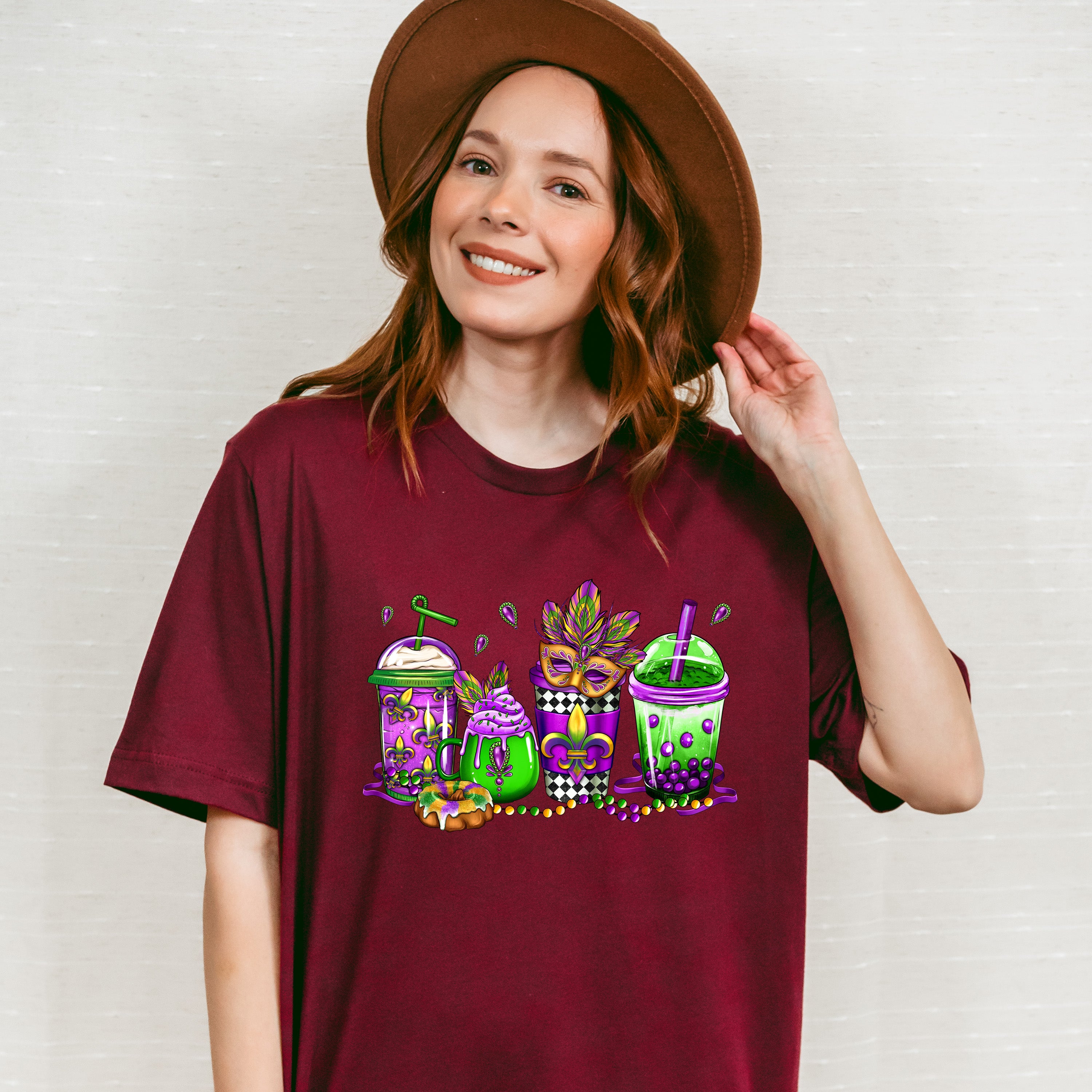 Mardi Gras Drinks Theme T-shirt, Hoodie, Sweatshirt