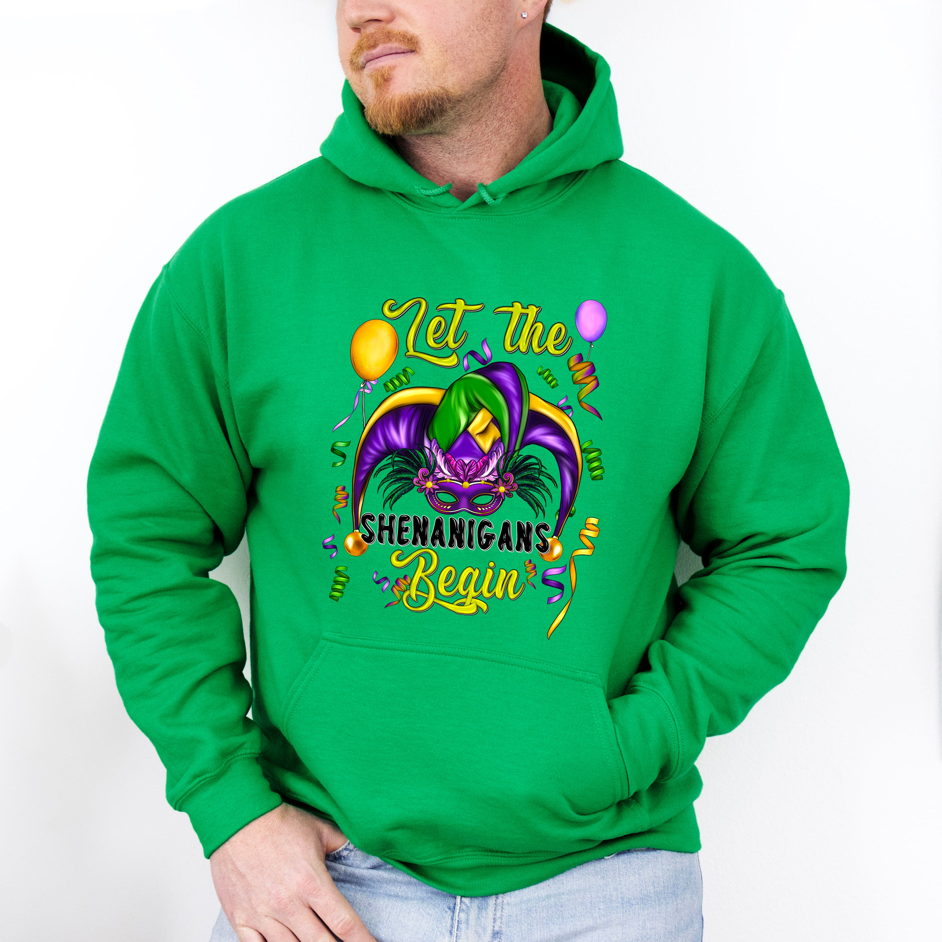 Let The Shenanigans Begin Mardi Gras Theme T-shirt, Hoodie, Sweatshirt