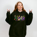 Teacher Mardi Gras Theme T-shirt, Hoodie, Sweatshirt